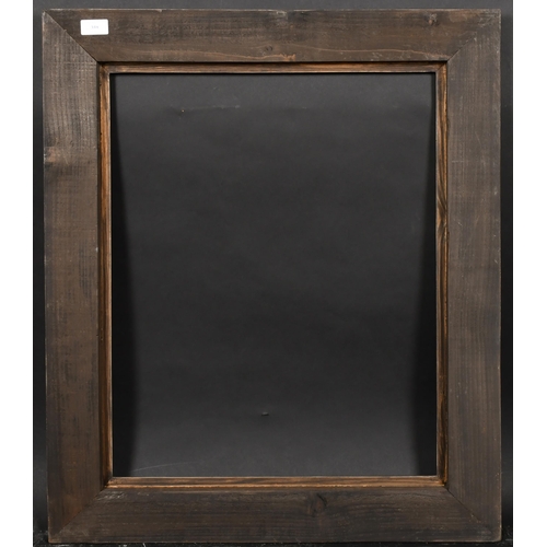 359 - 20th Century English School. A Black and Silver Composition Frame, rebate 24