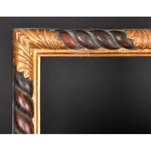 362 - 20th Century English School. A Gilt and Painted Composition Frame, rebate 24