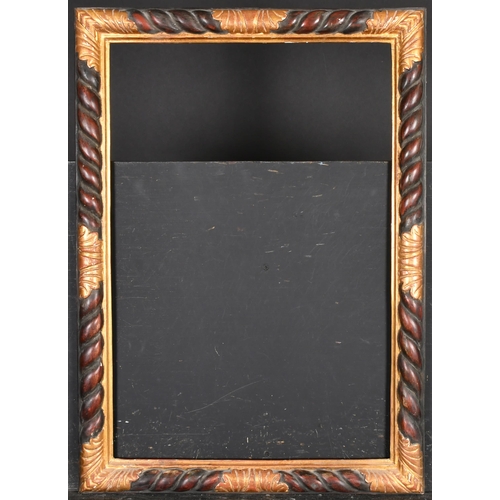 362 - 20th Century English School. A Gilt and Painted Composition Frame, rebate 24