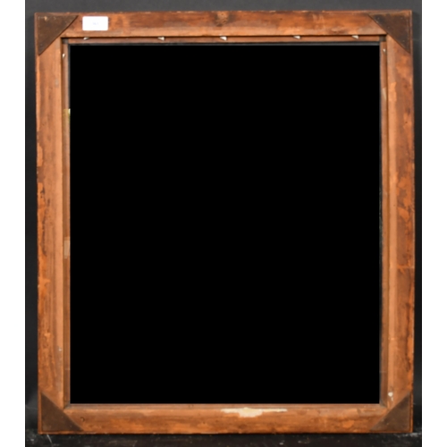 363 - 19th Century English School. A Darkwood Frame, with inset glass, rebate 23.25