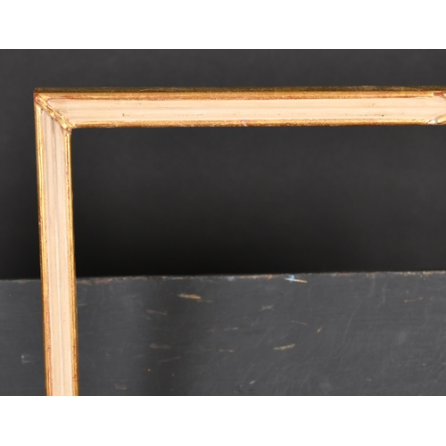 367 - 20th Century English School. A Gilt and Painted Composition Frame, rebate 22.75