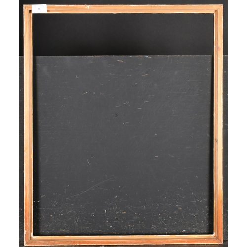 367 - 20th Century English School. A Gilt and Painted Composition Frame, rebate 22.75