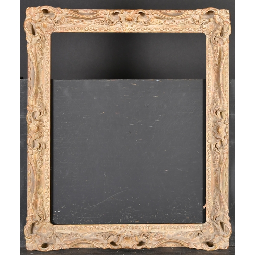 369 - 20th Century English School. A Gilt Composition Frame with swept and pierced centres and corners, re... 