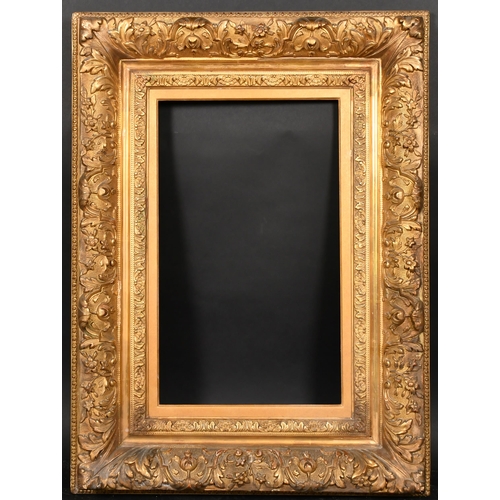 372 - 19th Century French School. A Gilt Composition Barbizon Frame, rebate 22