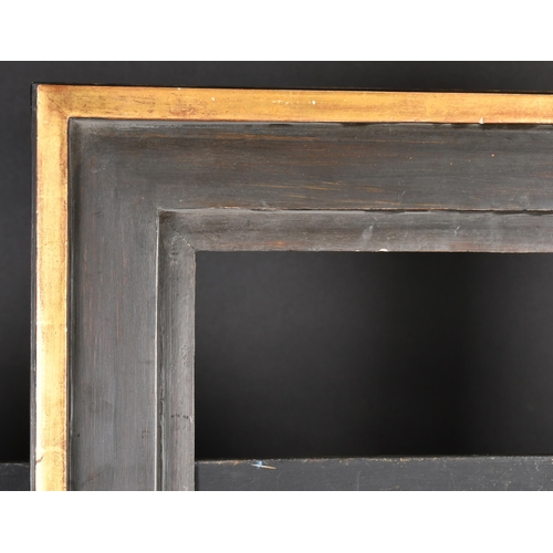 376 - 20th Century English School. A Black and Gilt Frame, rebate 21