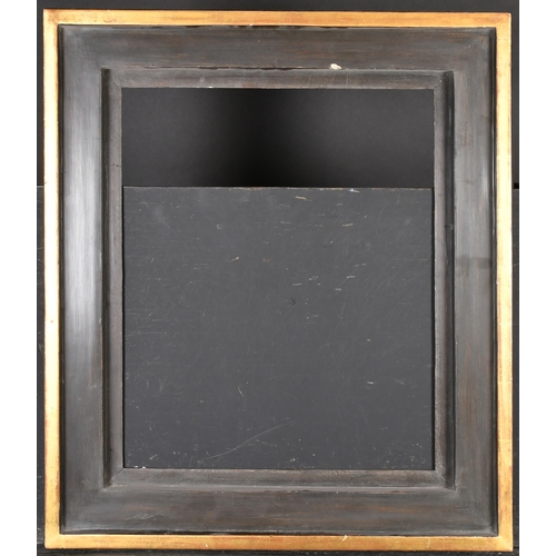 376 - 20th Century English School. A Black and Gilt Frame, rebate 21