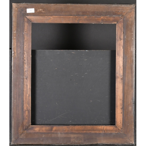 376 - 20th Century English School. A Black and Gilt Frame, rebate 21