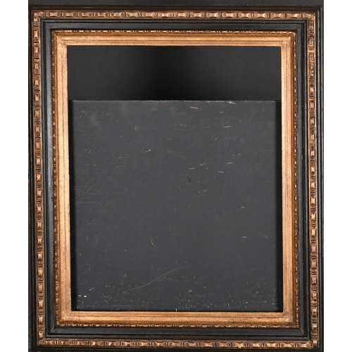 377 - 20th Century English School. A Black and Gilt Composition Frame, rebate 20.5