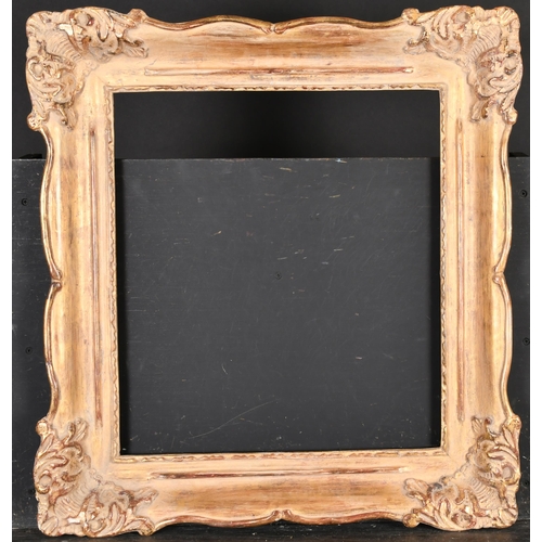 381 - 20th Century English School. A Gilt Composition Frame with swept corners, rebate 20