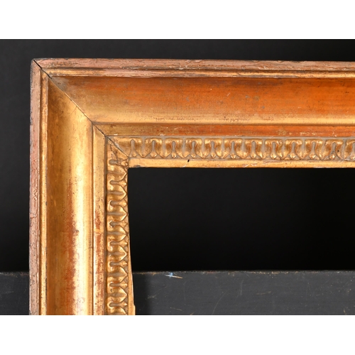 382 - 19th Century French School. A Gilt Composition Hollow Frame, rebate 20