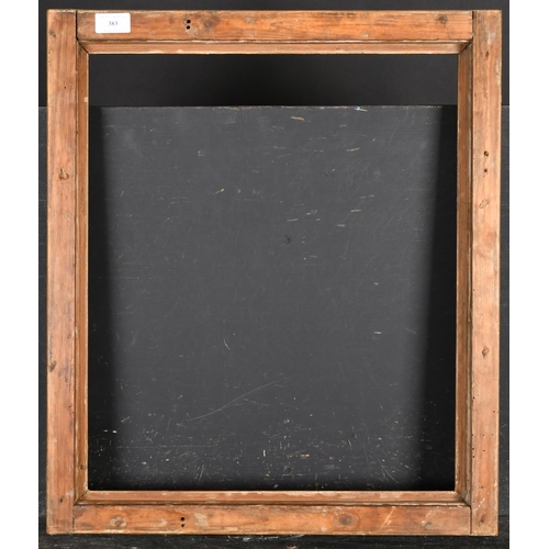 383 - 19th Century English School. A Gilt Composition Hollow Frame, rebate 20