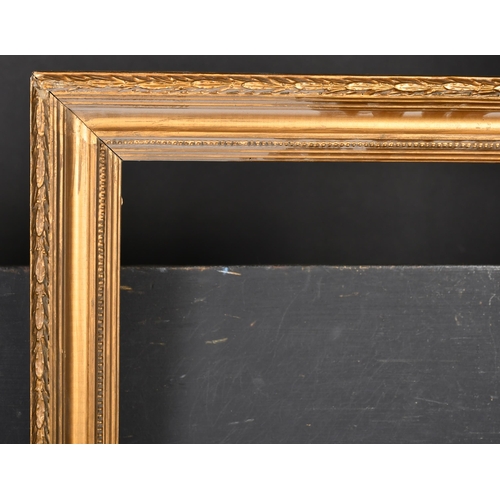 385 - 20th Century English School. A Gilt Composition Frame, rebate 20