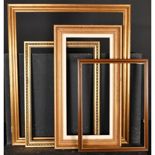 386 - 20th Century English School. A Gilt Composition Frame, with a fabric slip, rebate 20