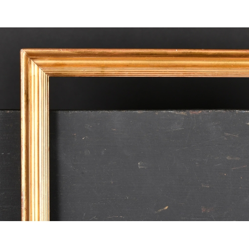 388 - 19th Century English School. A Gilt Composition Hollow Frame, rebate 19.5