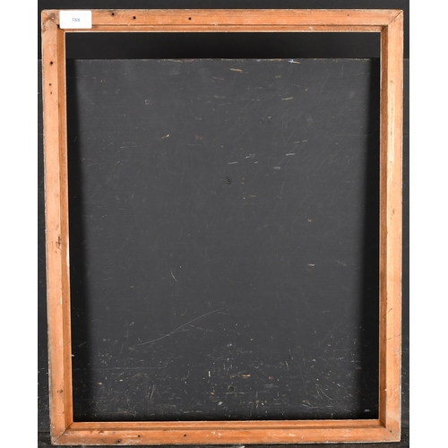 388 - 19th Century English School. A Gilt Composition Hollow Frame, rebate 19.5