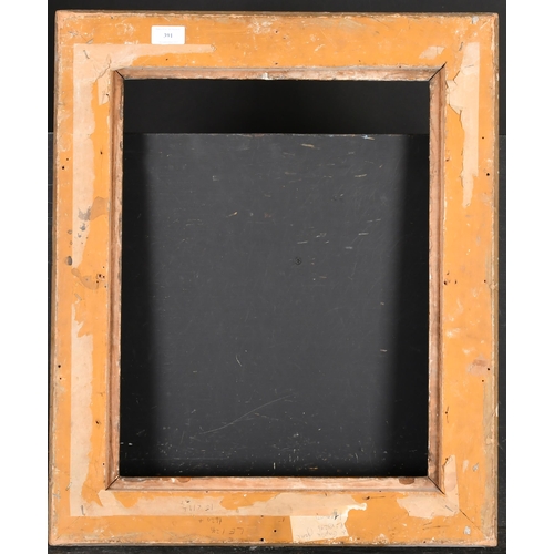 391 - 19th Century French School. A Gilt Composition Empire Frame, rebate 19