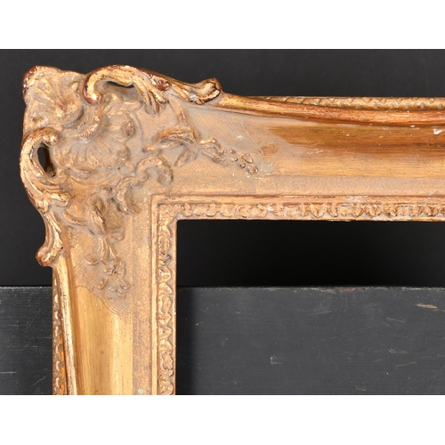 400 - 20th Century English School. A Gilt Composition Frame with swept corners, rebate 17.5