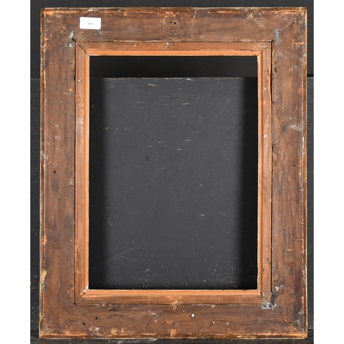 401 - 20th Century French School. A Painted Composition Frame, with a white slip, rebate 17.5