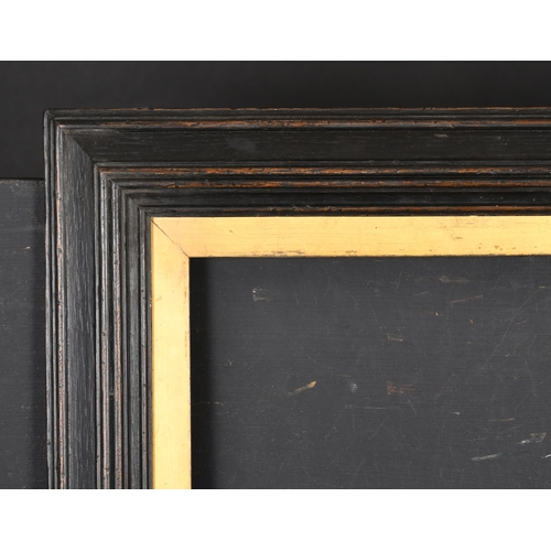 415 - 19th Century English School. A Darkwood Frame, with a gilt slip, rebate 15.25