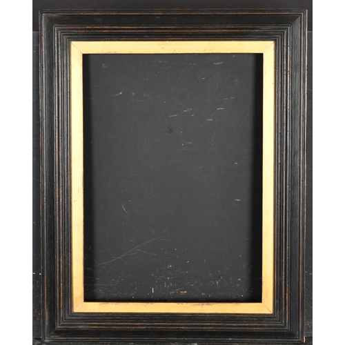 415 - 19th Century English School. A Darkwood Frame, with a gilt slip, rebate 15.25