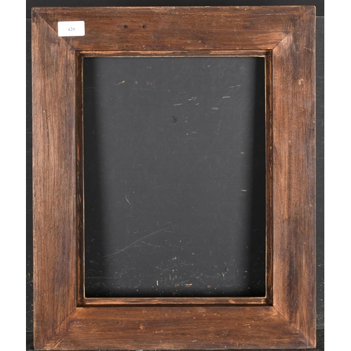 420 - 20th Century English School. A Gilt and Black Composition Frame, rebate 14.5