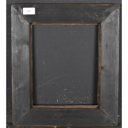 439 - 20th Century English School. A Black and Gilt Composition Frame, rebate 10.75