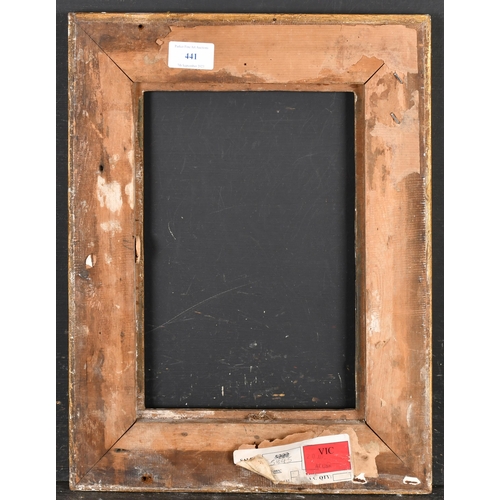 441 - 19th Century English School. A Gilt Composition Frame, rebate 10.5