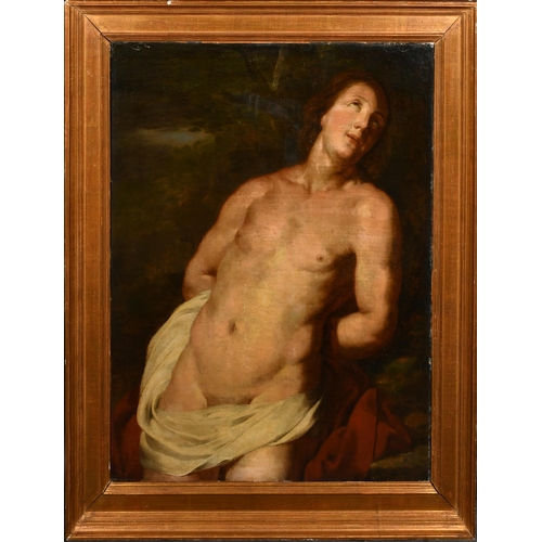 60 - 18th Century Italian School. St Sebastian, Oil on canvas, 39