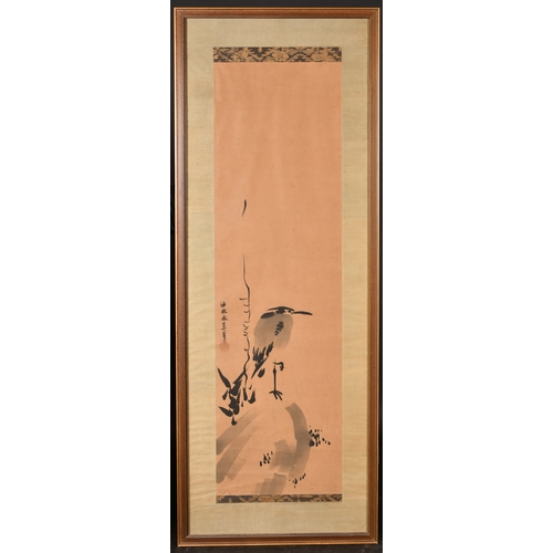 187 - Early 20th Century Chinese School. Study of a Bird, Watercolour and ink, Signed with motif, 36