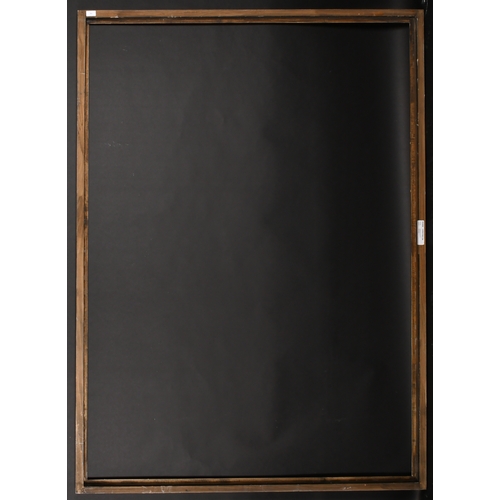 301 - 20th Century English School. A Black Painted Frame, rebate 74.25