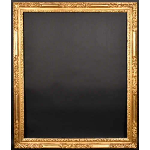 308 - Late 18th Century English School. A Carved Giltwood Panelled Frame, rebate 50