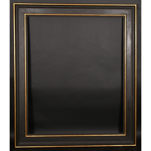 309 - 20th Century English School. A Black and Gilt Composition Plate Frame, rebate 50