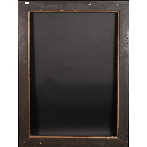 313 - 20th Century European School. A Black Frame, with gilt inner edge, rebate 47.5