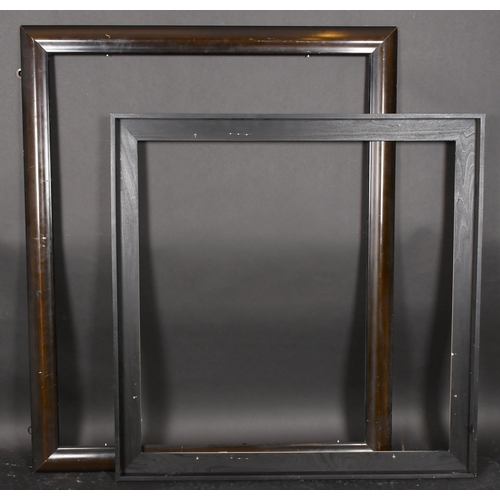 321 - Early 20th Century European School. A Black Painted Frame, rebate 41.25