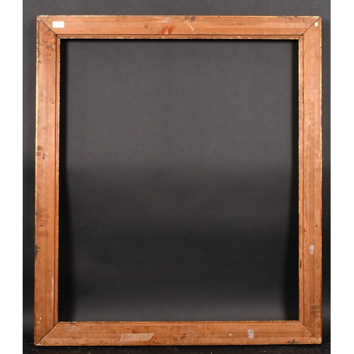 328 - 20th Century European School. A Black Hollow Frame, with gold inner and outer edging, rebate 38.5