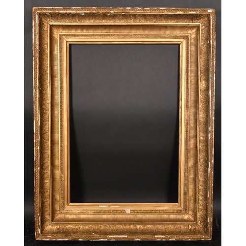 342 - 19th Century French School. A Gilt Composition Frame, rebate 32