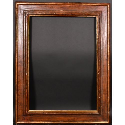 343 - 19th Century Italian School. A Painted Composition Frame, with gilt inner and outer edges, rebate 31... 