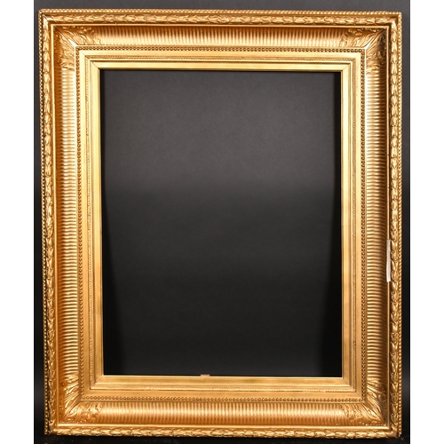 347 - 19th Century English School. A Gilt Composition Frame, rebate 30.5