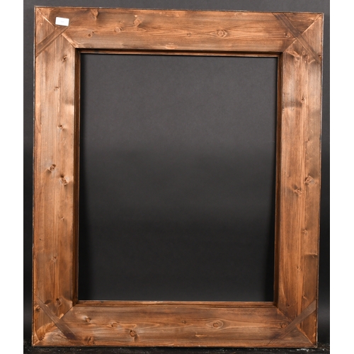 349 - 20th Century English School. A Black and Silver Composition Frame, rebate 30.25