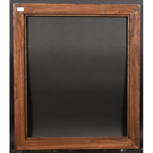 357 - 20th Century English School. A Black and Silver Composition Frame, rebate 29.75