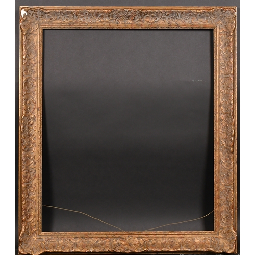 359 - 20th Century English School. A Gilt Composition Frame, with swept centres and corners, rebate 29.5