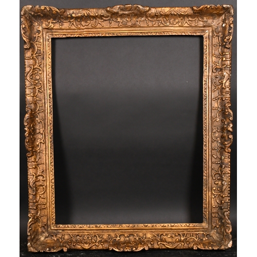 360 - 19th Century French School. A Gilt Composition Louis Style Frame, with swept centres and corners, re... 