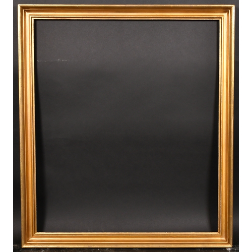 363 - 20th Century English School. A Gilt Composition Hollow Frame, rebate 28.5