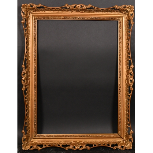 366 - 20th Century English School. A Gilt Composition Swept Frame, rebate 28