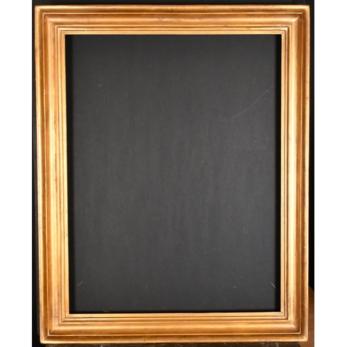 381 - 19th Century English School. A Gilt Composition Hollow Frame, rebate 25.25