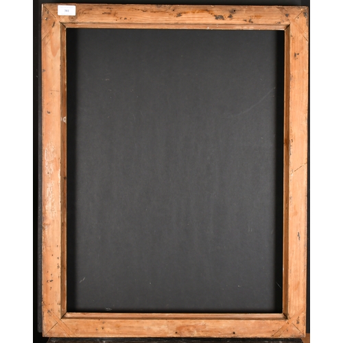 381 - 19th Century English School. A Gilt Composition Hollow Frame, rebate 25.25