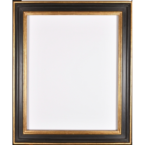 385 - 20th Century English School. A Black and Gilt Composition Frame, rebate 24.75