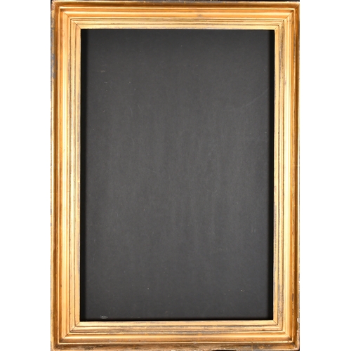 390 - Early 19th Century English School. A Gilt Composition Hollow Frame, rebate 24.5