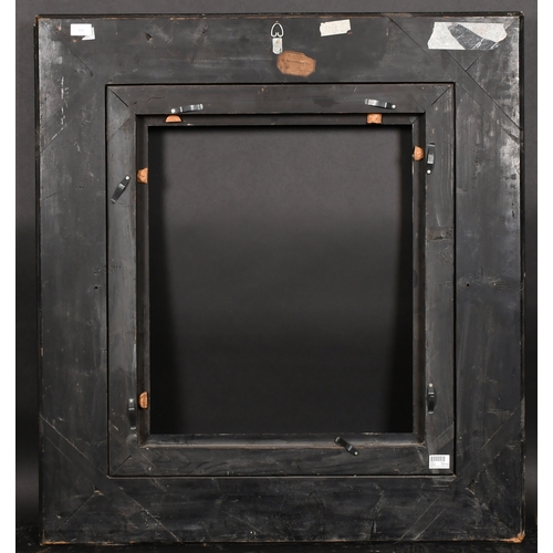 392 - 20th Century European School. A Black Frame, with gilt edging, rebate 24