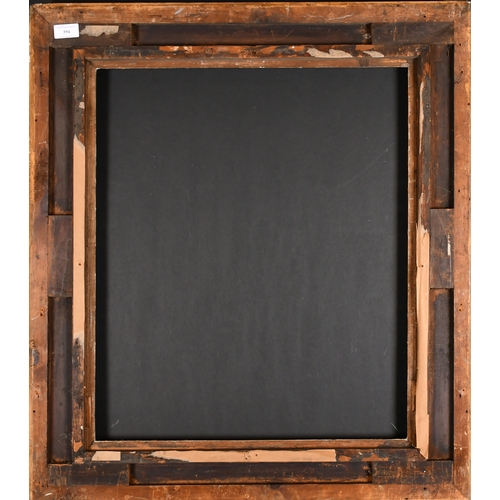 394 - 19th Century English School. A Gilt Composition Frame, with swept and pierced corners, rebate 24